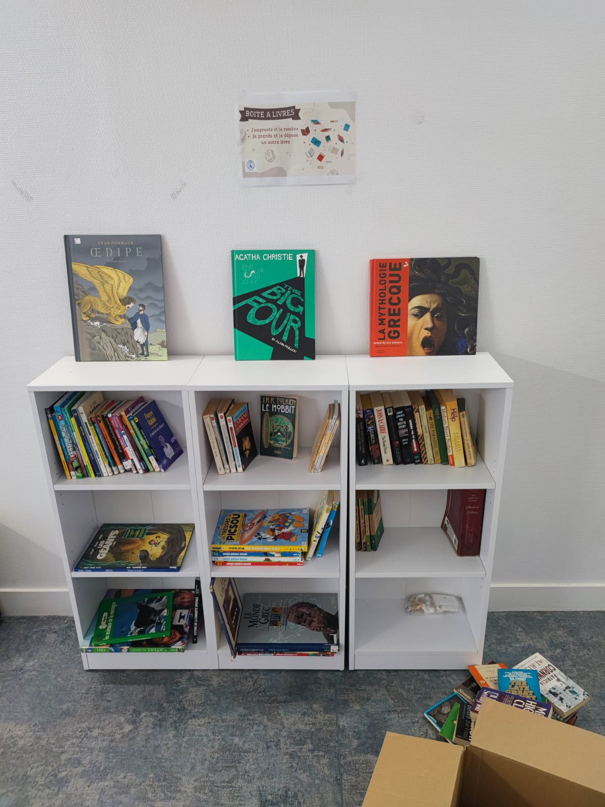 Lire la suite à propos de l’article Boîte à livres de St Jo